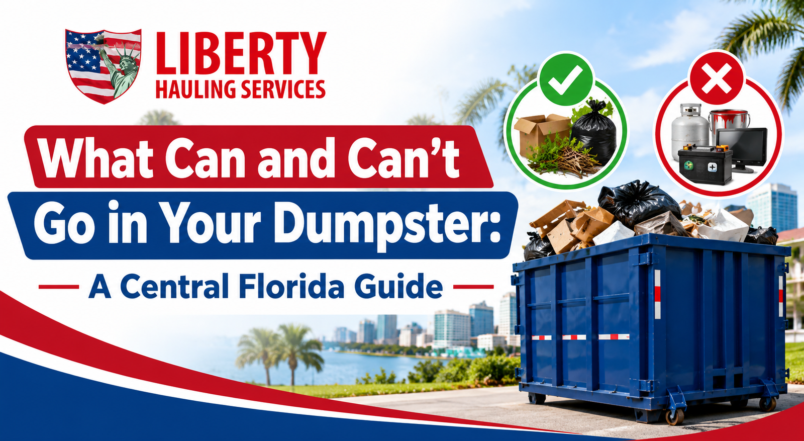 What Can You Put in a Dumpster